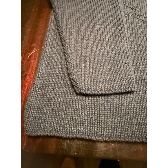 Vintage FLORA Crewneck-Anchor Stockinette-Made in USA-Navy Blue-Size M - Picture 3 of 9